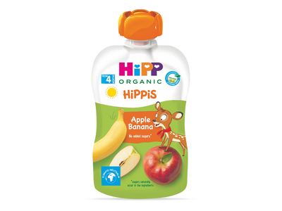 Ekol. obuol. ban. tyr. HIPP BIO, 4 mėn, 100 g