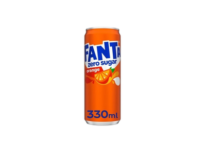 Fanta Zero Orange, 330 ml
