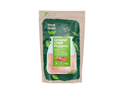 Maltos aitriosios paprikos WELL DONE, 40 g