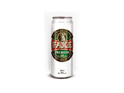 Alus FAXE PREMIUM, 5%, skard., 500 ml