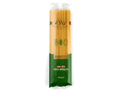 Ekologiški makaronai 1881, Spaghetti Nr.5, 500 g, LT-EKO-001