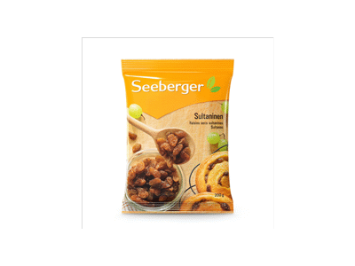 Besėklės razinos SEEBERGER, 200 g