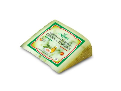 Kietasis avių pieno sūris LA LEYENDA, su pesto, brandintas 5 mėn., 150 g
