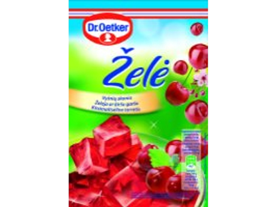 Želė DR. OETKER, vyšnių skonio, 72 g