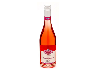 Pusiau sausas rožinis vynas ROCCA PRIMITIVO BLUSH (12,5%), 0,75 l