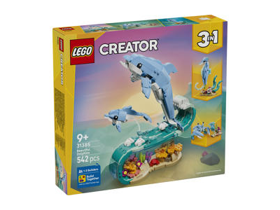 Konstruktorius LEGO Jūrų Gyvūnai: Delfinai 31385