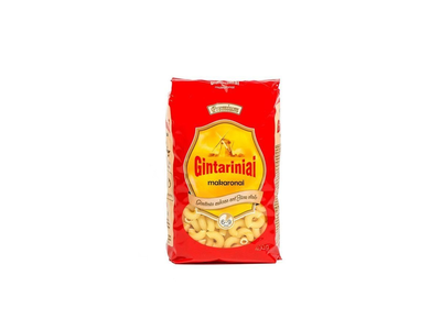 Makaronai GINTARINIAI, rageliai, 400 g