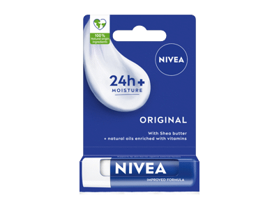 NIVEA ORIGINAL puoselėjamasis lūpų balzamas, 4,8 g