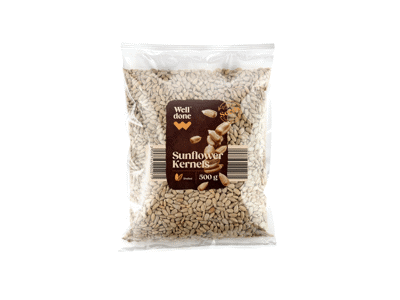 Lukštentos saulėgrąžos WELL DONE, 500 g