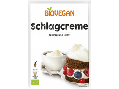Veganiškas plaktos grietinėlės mišinys BIOVEGAN, 54 g, LT-EKO-001