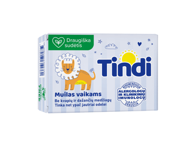 Muilas vaikams TINDI jautriai odai, 90 g