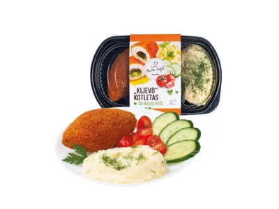 Keptas KIJEVO kotletas su bulvių koše, 290 g