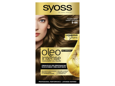 Plaukų dažai SYOSS OLEO INTENSE, Nr.5-86