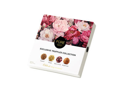 Pieninio šokolado triufelių rinkinys PURE CHOCOLATE, 135 g