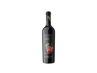 Raudonasis pusiau saldus vyšnių vynas VEDI ALCO, 750 ml