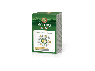 Maisto papildas MOLLER'S TOTAL, 56 vnt.