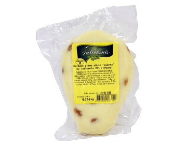 Saldaus pieno varškės sūris ŠALTEKŠNIS, su razinomis, 22% rieb.,~320 g