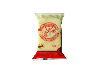 Fermentinis ROKIŠKIO NAMINIS sūris, 45 % rieb. s. m., 240 g