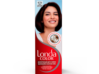 Plaukų dažai LONDA Dark Chestnut 4/76