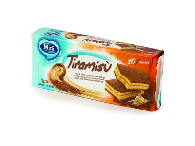 Biskvitas su tiramisu skonio įdaru MIDI, 280 g
