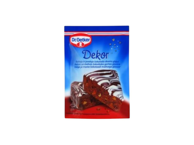 Juodojo ir baltojo šokolado glajus DR. OETKER, 100 g