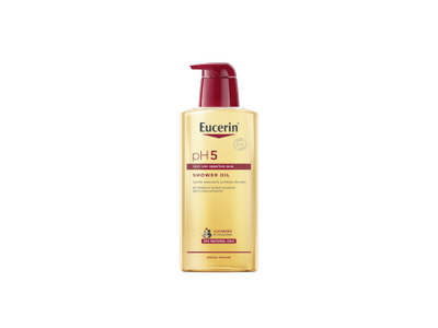 EUCERIN dušo aliejus jautriai odai pH 5 SKIN-PROTECTION, 400 ml