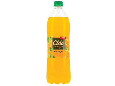 Negazuotas gaivusis gėrimas su apelsinų sultimis CIDO 1l PET