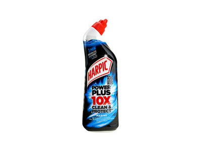 Dezinfekcinis unitazų valiklis „Harpic Power Plus Clean & Protect Marine”, 750 ml