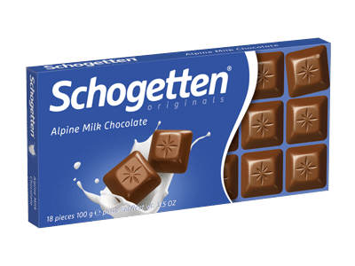 Pieninis šokoladas SCHOGETTEN, 100 g