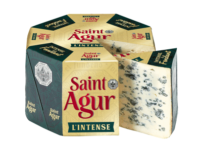 Minkštas brandint. pelėsinis sūris SAINT AGUR, 60% rieb.s.m., 1 kg