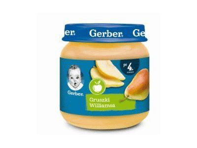 Kriaušių tyrelė GERBER (nuo 4 mėn.), 125 g