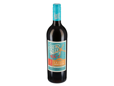 Raudonasis sausas vynas CORAL REEF SHIRAZ 13,5%, CABERNET SAUVIGNON, 0,75 l
