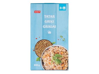 Garinti grikiai RIMI, 8 x 100 g