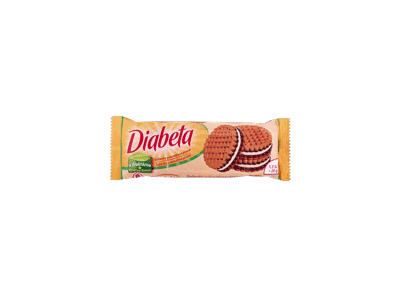 Sausainiai DIABETA su citrinų sk. kreminiu įdaru ir fruktoze, 60 g