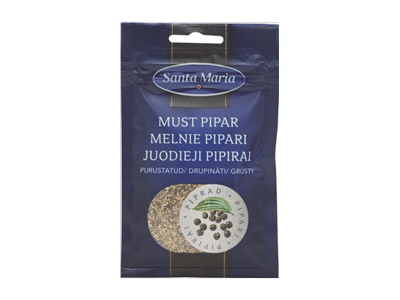 Grūsti juodieji pipirai SANTA MARIA, 18 g