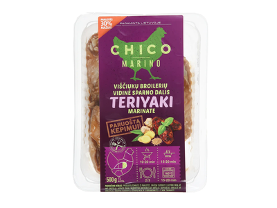 Vid. sparnel. dalis Teriyaki marinate, 500 g