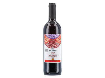Raudonasis, sausas vynas SOL VINEUS RIOJA TEMPRANILLO 13%/0,75L