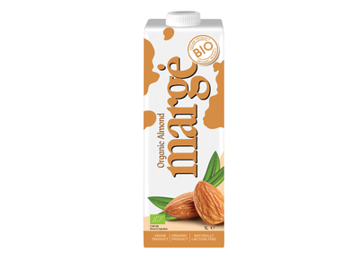 Ekologiškas migdolų gėrimas MARGĖ, 1 l, LT-EKO-001
