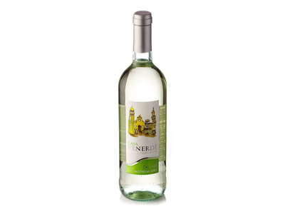 Balt.pus.saus. vynas CASA VENERDI, 11%, 0,75l