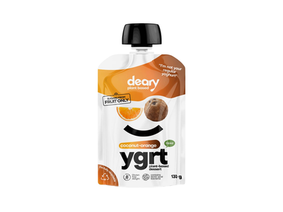 Kokosų - apelsinų aug. desertas DEARY, 130 g