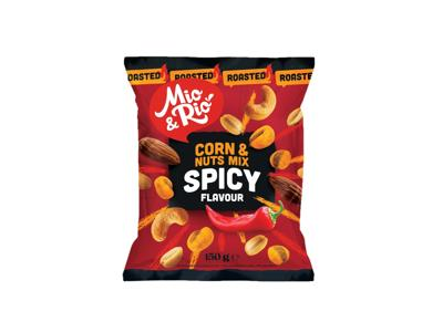 Aštrus riešutų ir kukurūzų mišinys MIO&RIO, 150 g
