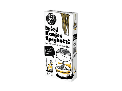 Dž. makaronai KONJAC SPAGHETTI DIET-FOOD, 80g