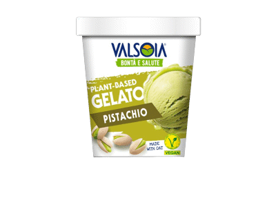 Veganiški valgomieji ledai VALSOIA, pistacijų skonio, 300 g