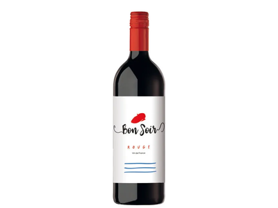 Raudonasis sausas vynas BON SOIR (12,5%), 1 l