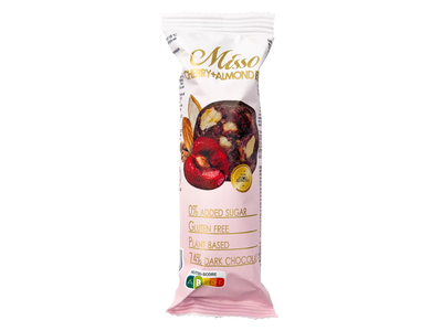 Saldainiai MISSO CHERRY ALMOND, 45 g