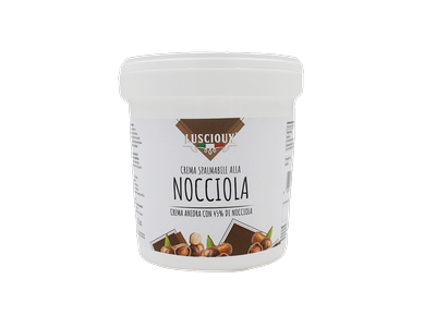 Lazdynų riešutų kremas LUSCIOUX, 45%, 1 kg