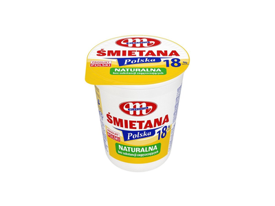 Grietinė MLEKOVITA, 18% rieb., 400 g