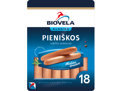 Virtos pieniškos dešrelės BIOVELA, A.R. 780 g