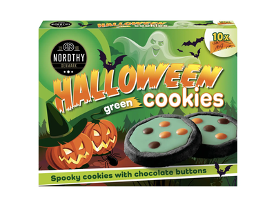 Sausainiai NORDTHY HALLOWEEN GREEN, 146 g