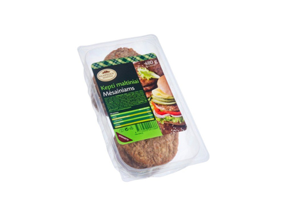 Kepti maltiniai KLAIPĖDOS MAISTAS, mėsainiams, 480 g